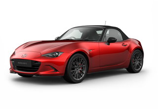 Mazda MX-5
 Roadster in Soul Red Crystal body color in Homura equipment