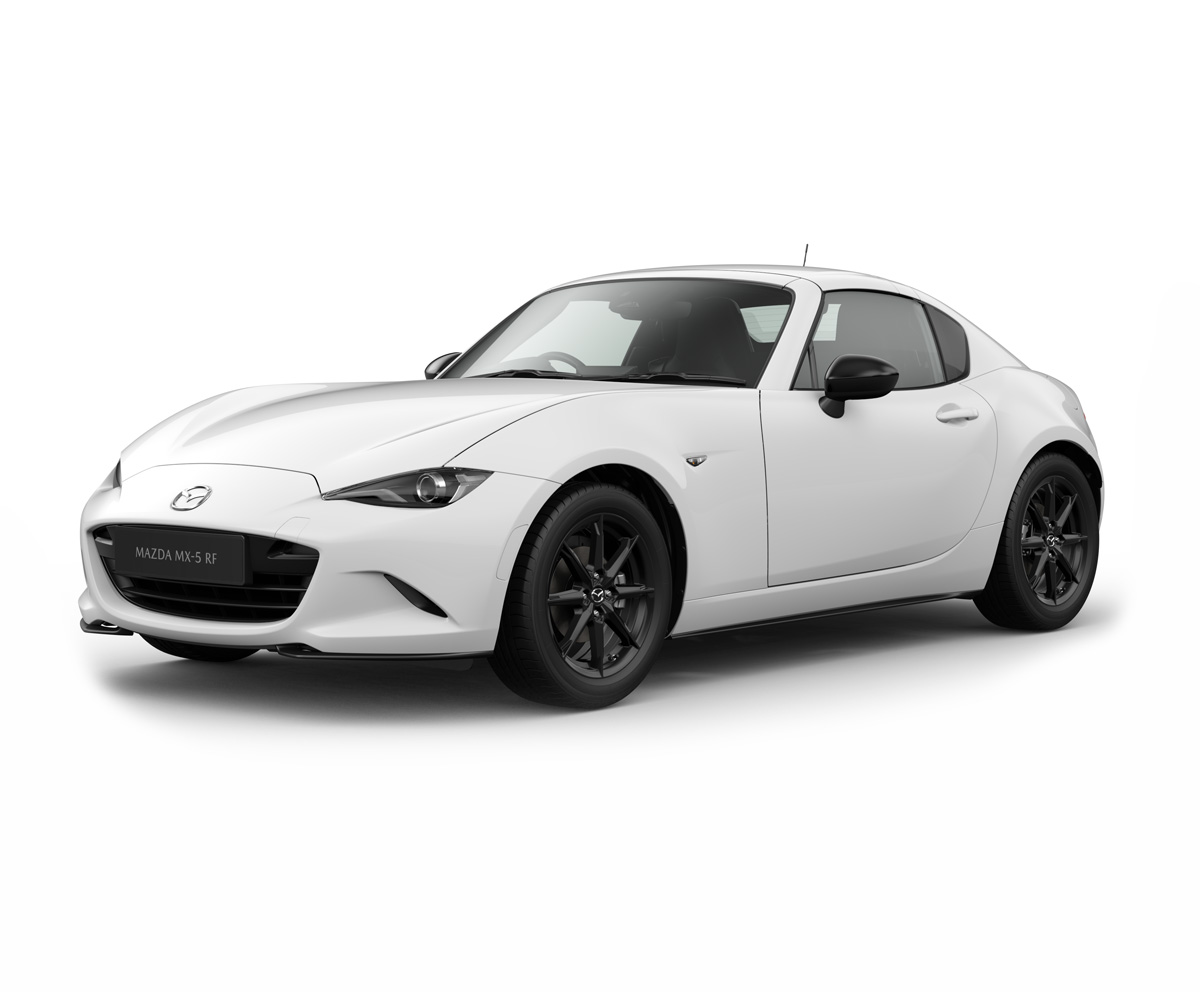 Mazda MX-5
 RF in Arctic White body color in Prime-Line equipment