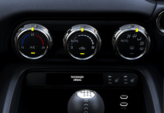 Manual A/C on the Mazda MX-5
 RF in the Prime-Line trim level