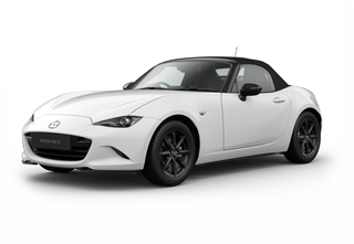 Mazda MX-5
 Roadster in Arctic White body color in Prime-Line equipment