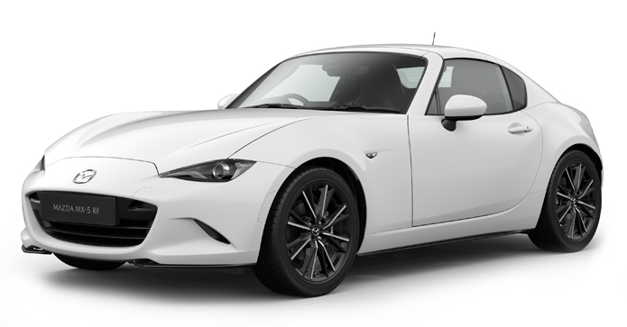 Mazda MX-5
 RF in Arctic White color