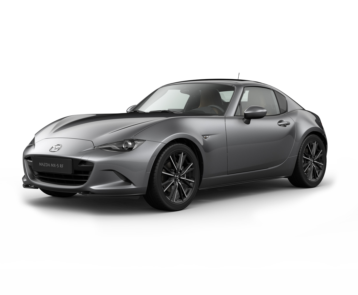 Mazda MX-5 RF in Machine Grey body color in Kazari equipment