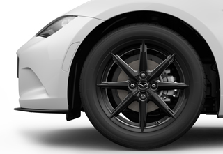 16“ čierne zliatinové disky kolies na vozidle Mazda MX-5
 RF vo výbave Prime-line