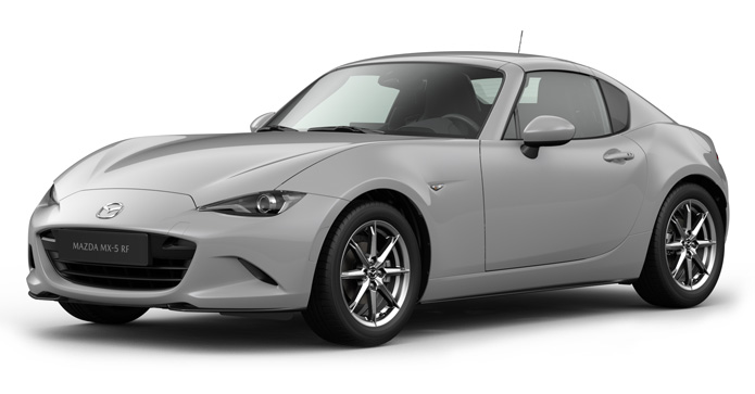 Mazda MX-5 RF v šedé barvě Aero Grey