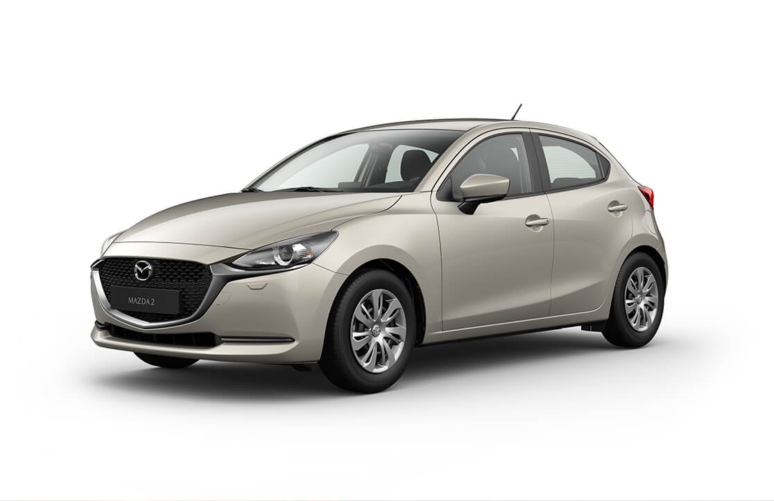 Mazda2 Außenfarbe Platinum Quartz Metallic Center-Line